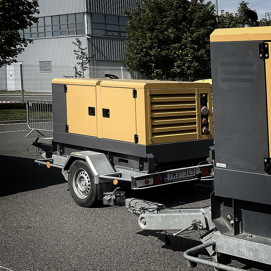 Elektrocentrála Atlas Copco 40 kVA